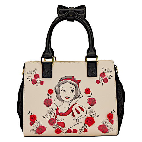 Loungefly Snow White Roses Tote Crossbody Bag