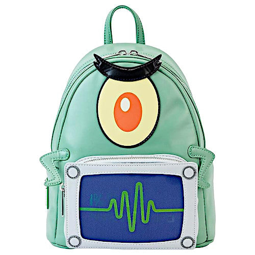 Loungefly SpongeBob SquarePants Plankton Lenticular Cosplay Mini Backpack