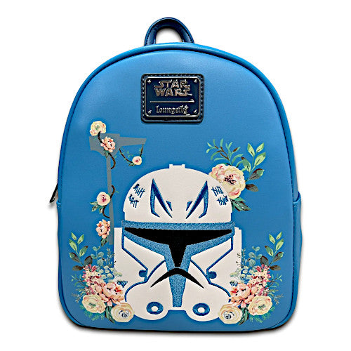 Loungefly Star Wars Captain Rex Floral Mini Backpack