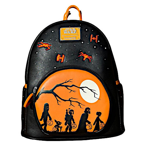 Loungefly Star Wars Halloween Trick Or Treat Glow Mini Backpack