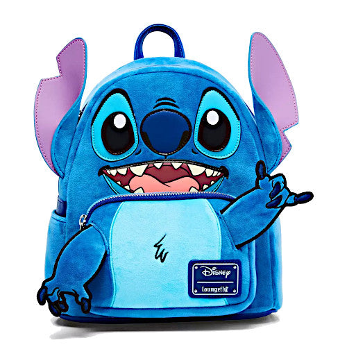 Loungefly Stitch Plush Cosplay Mini Backpack