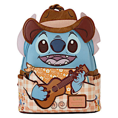 Loungefly Stitch Western Cowboy Cosplay Mini Backpack