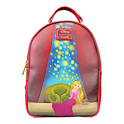 Loungefly Tangled Art Mini Backpack