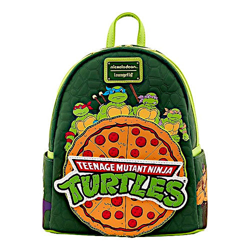 Loungefly Teenage Mutant Ninja Turtles Group Pizza Mini Backpack