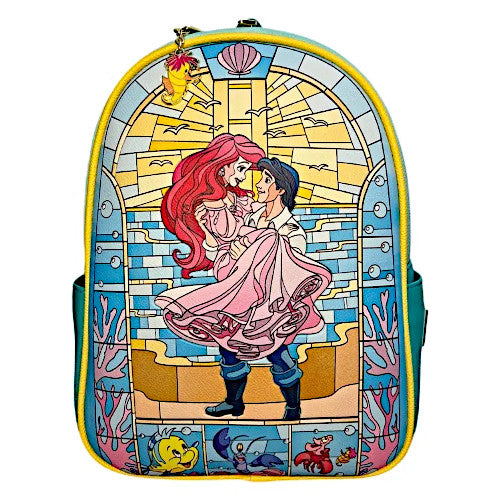 Loungefly The Little Mermaid Ariel Stained Glass Mini Backpack