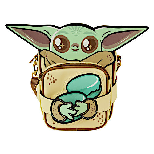 Loungefly The Mandalorian Grogu Crossbuddies Cosplay Crossbody Bag w/Coin Pouch