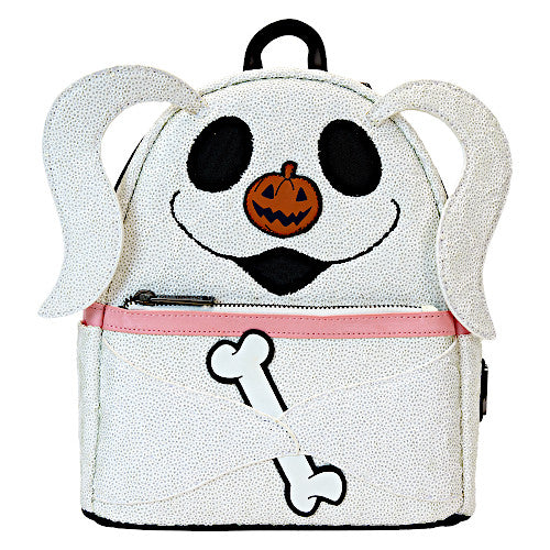 Loungefly The Nightmare Before Christmas Zero Sequin Cosplay Glow Mini Backpack
