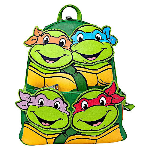 Loungefly TMNT Teenage Mutant Ninja Turtles Squad Cosplay Mini Backpack