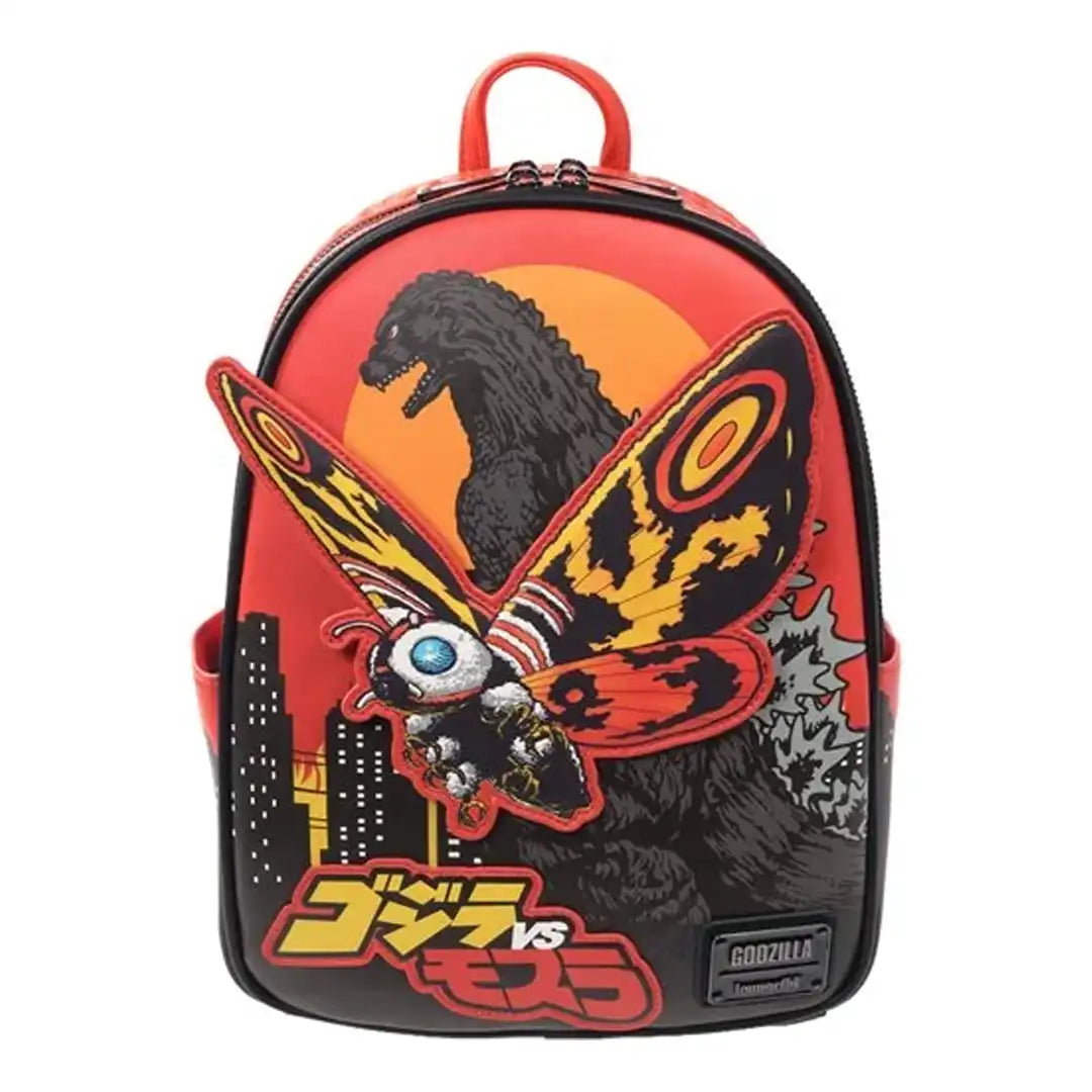 Loungefly Toho Godzilla vs. Mothra Midsize Backpack - Entertainment Ea