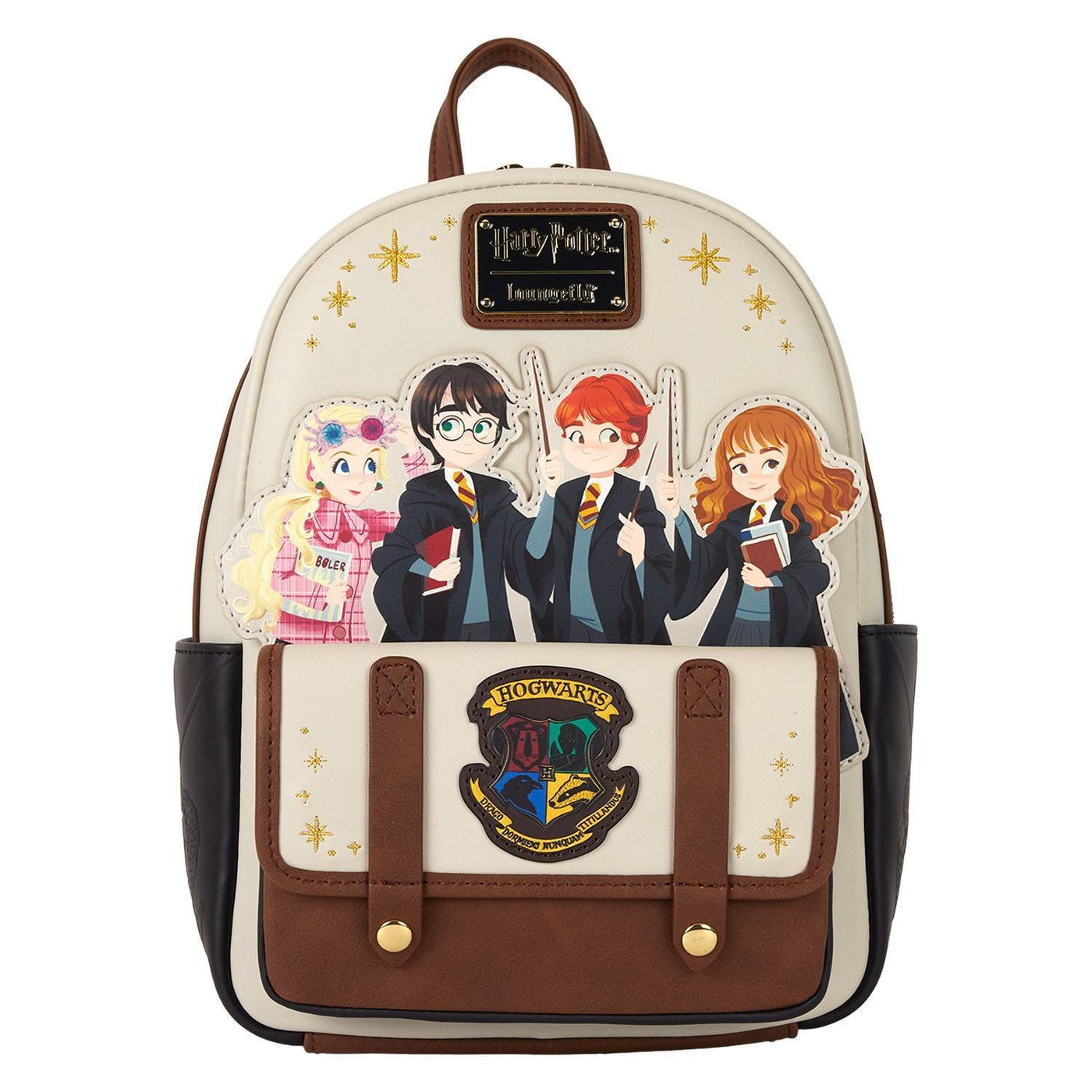 Loungefly Warner Brothers Harry Potter Hogwarts Flap Pocket Mini Backp