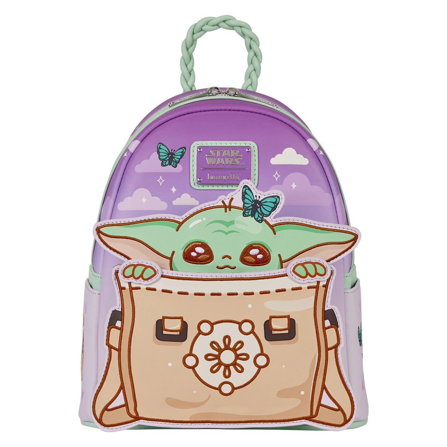 Mandalorian Grogu Butterfly Mini Backpack