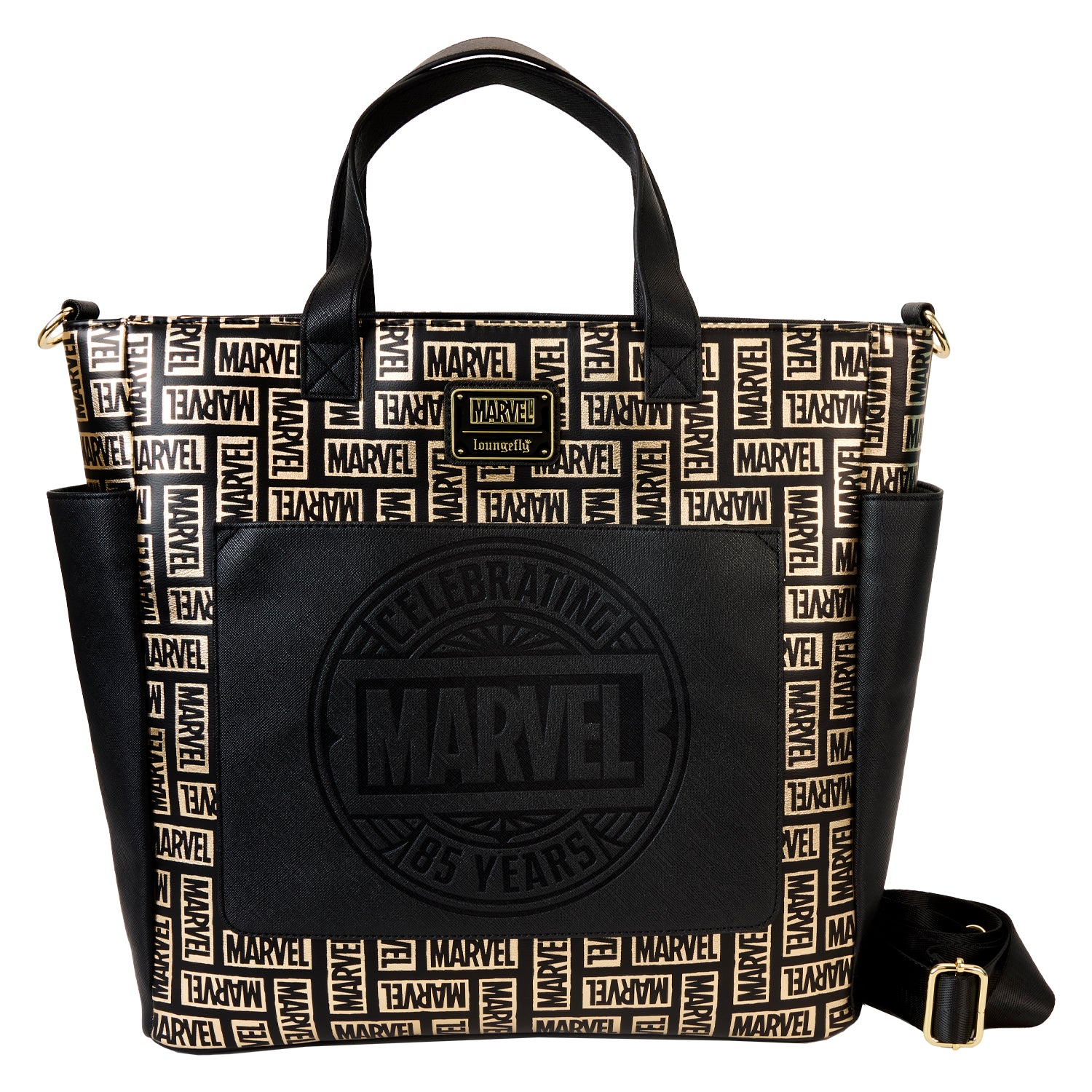 Marvel 85th Anniversary All-Over Print Logo Convertible Backpack & Tot
