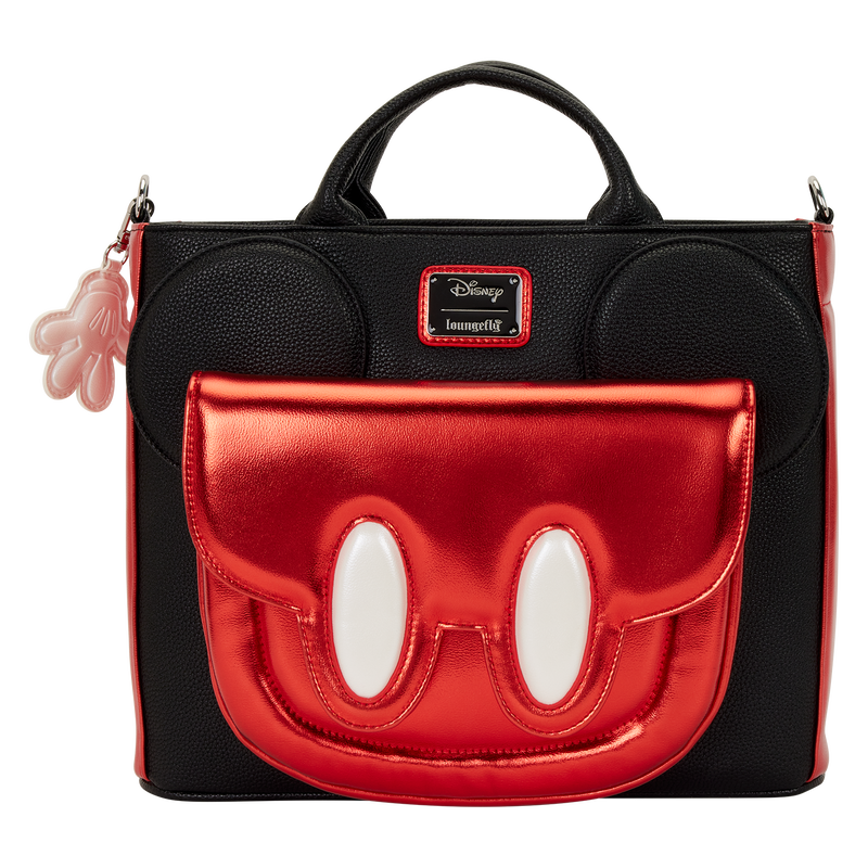 Mickey Mouse Hand Charm Convertible Backpack & Tote Crossbody Bag