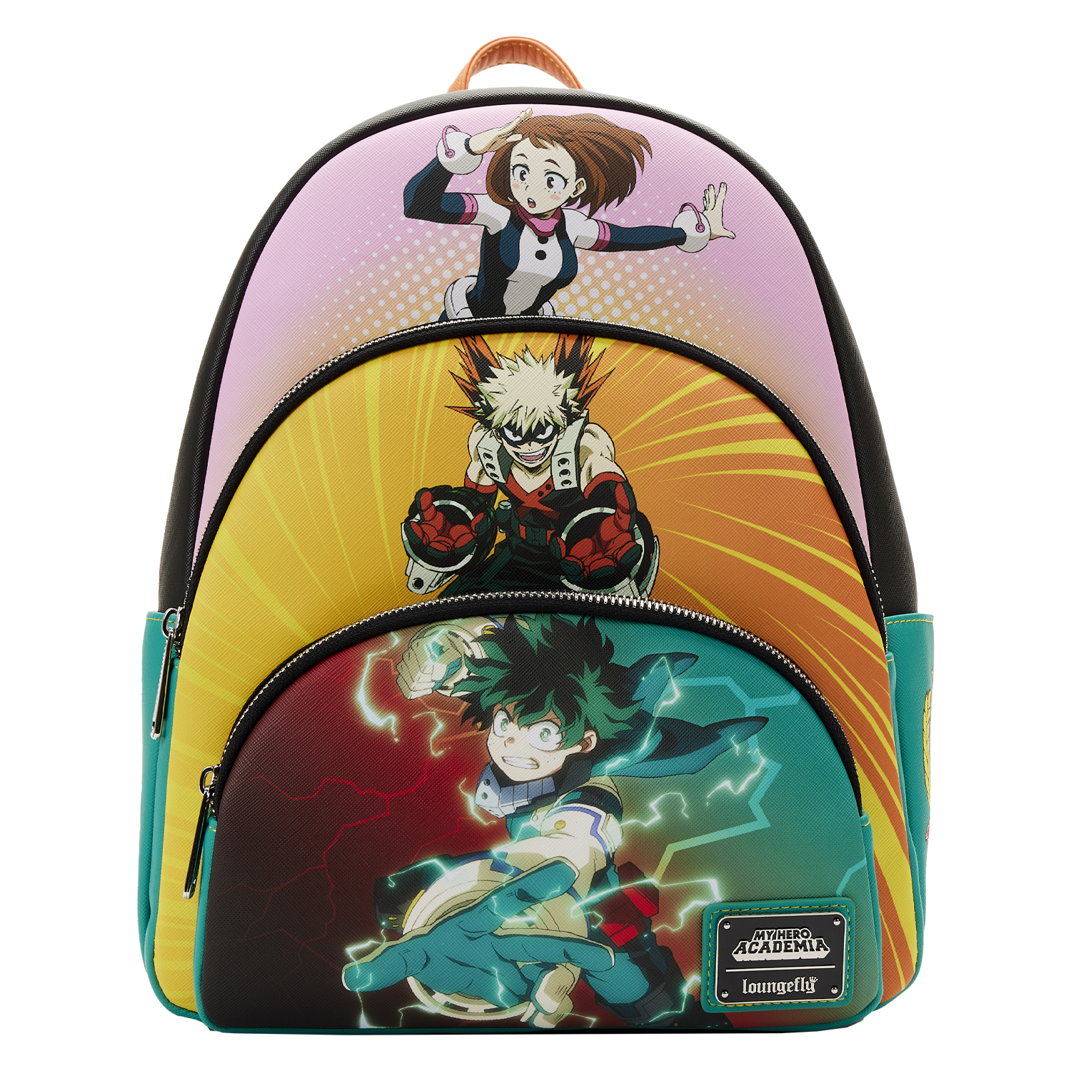 My Hero Academia Loungefly Mini Backpack - Triple Pocket Scene