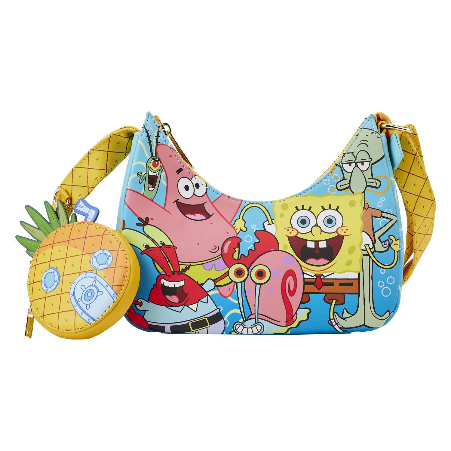 Nickelodeon Loungefly Crossbody Bag - Spongebob Squarepants Group