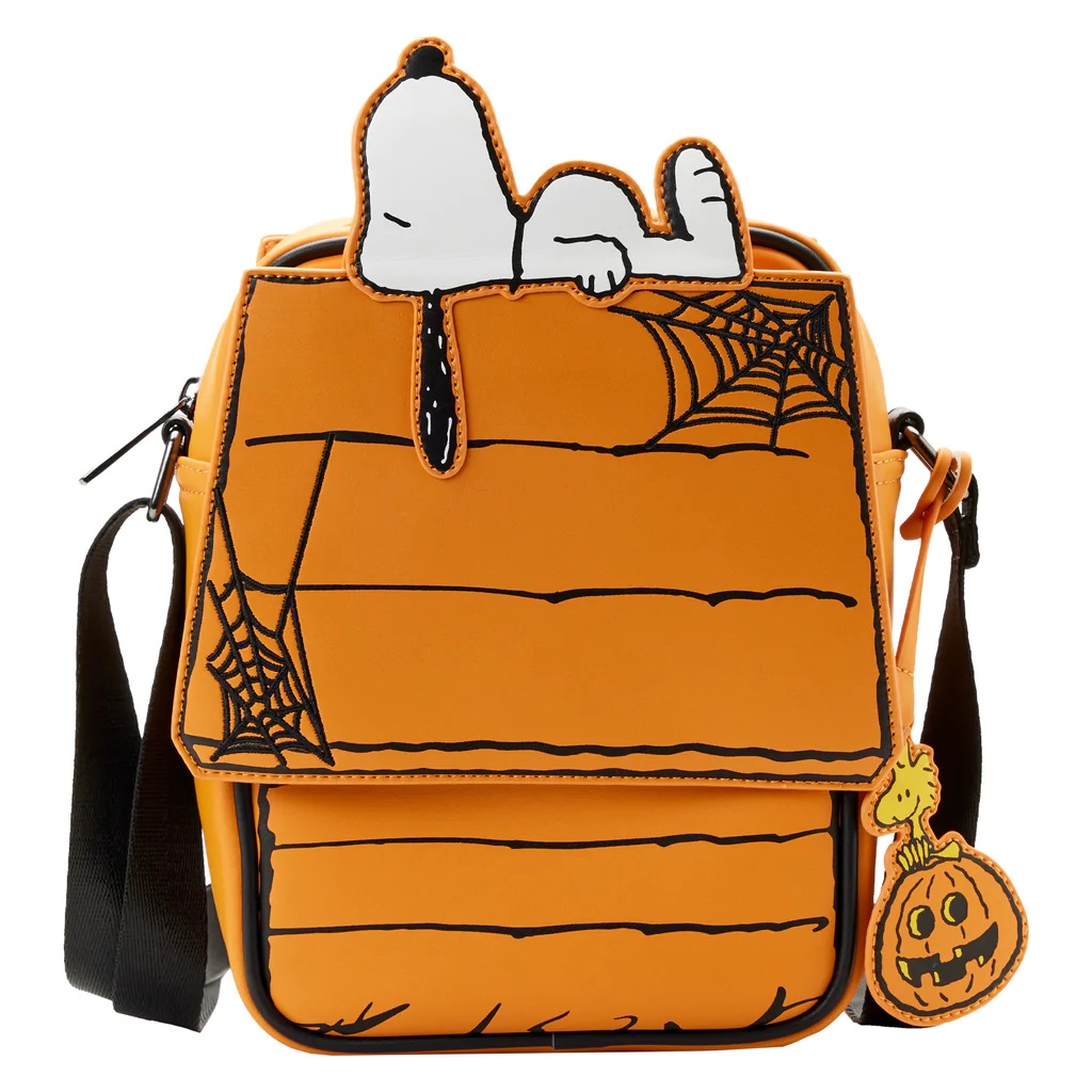 Peanuts Loungefly Crossbody Bag - Peanuts Great Pumpkin Snoopy Halloween Doghouse
