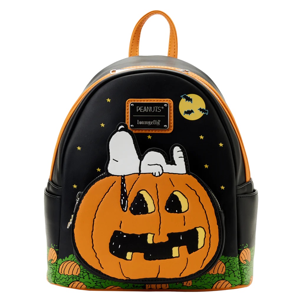 Peanuts Loungefly Mini Backpack - Peanuts Great Pumpkin Snoopy Halloween