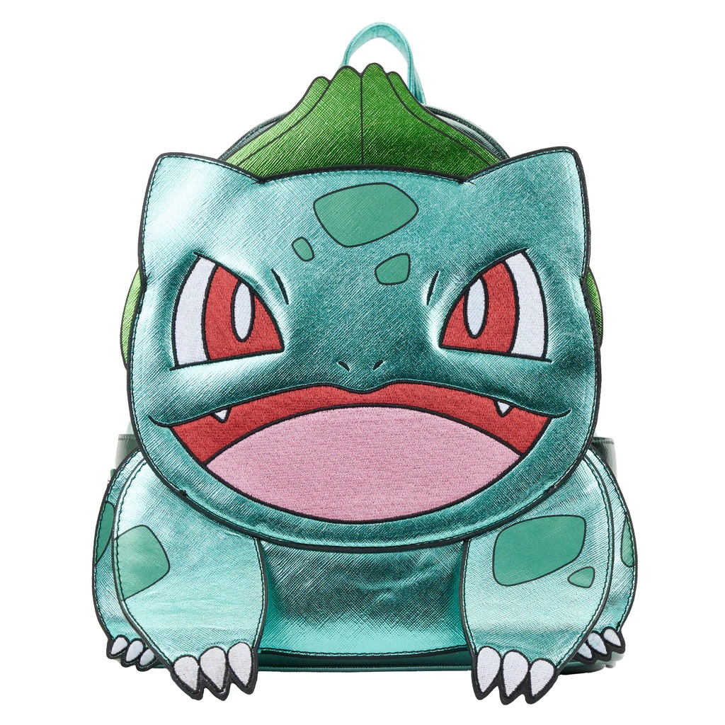 Pokemon Loungefly Mini Backpack - Bulbasaur Metallic