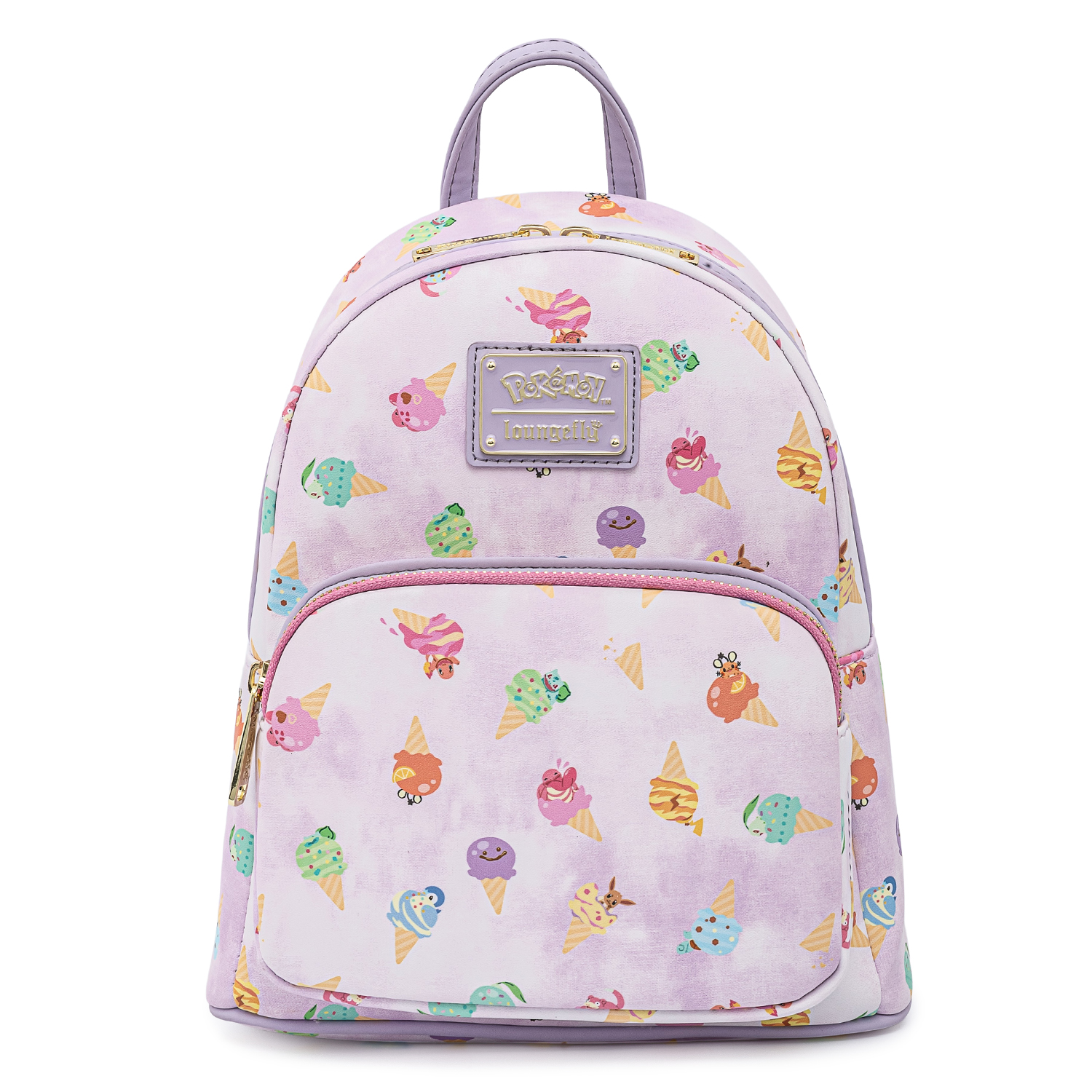 Pokemon Loungefly Mini Backpack - Ice Cream Acid Wash Demin