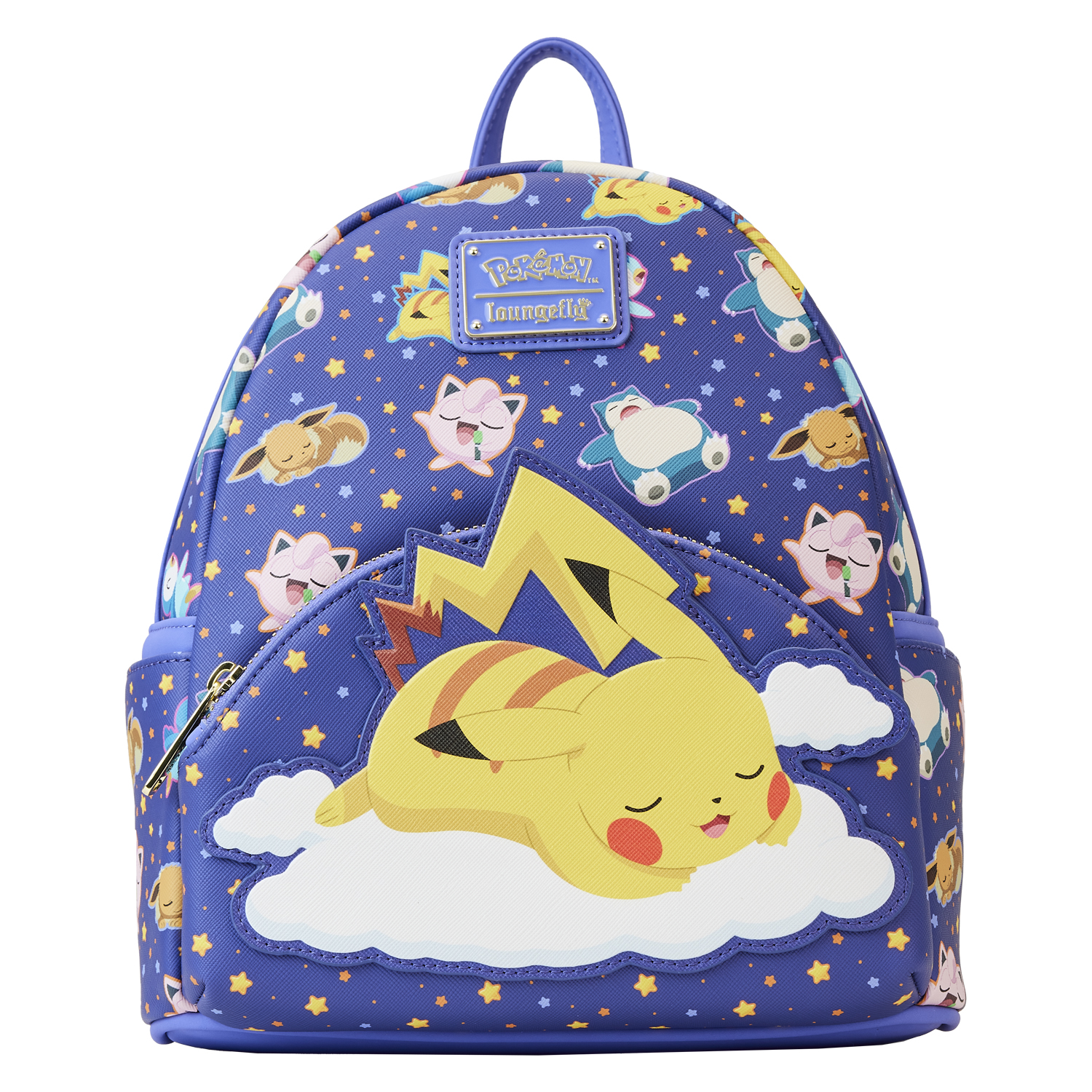 Pokemon Loungefly Mini Backpack - Sleeping Pikachu and Friends