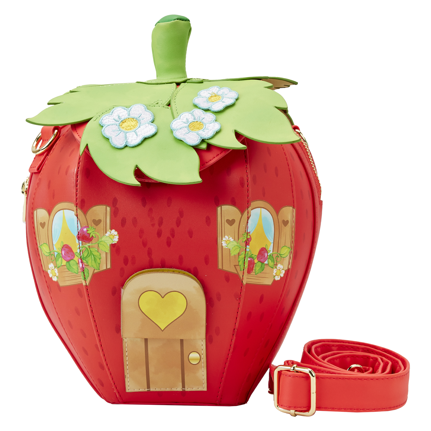 Strawberry Shortcake Loungefly Crossbody Bag - Strawberry House