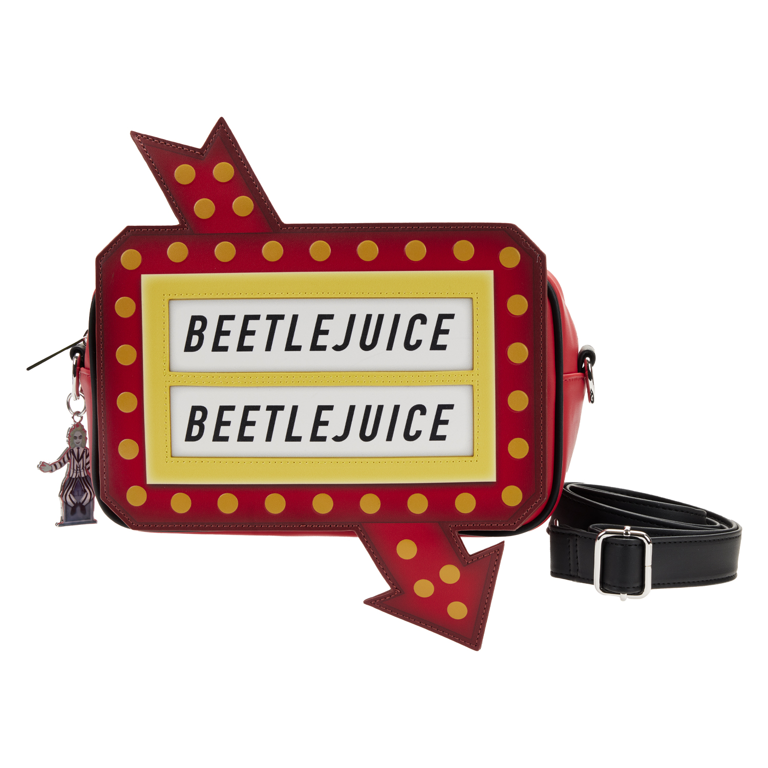 Universal Loungefly Crossbody Bag - Beetlejuice Glow Graveyard Sign