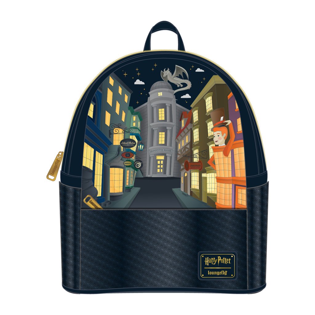 Universal Loungefly Mini Backpack - Harry Potter Diagon Alley Sequin