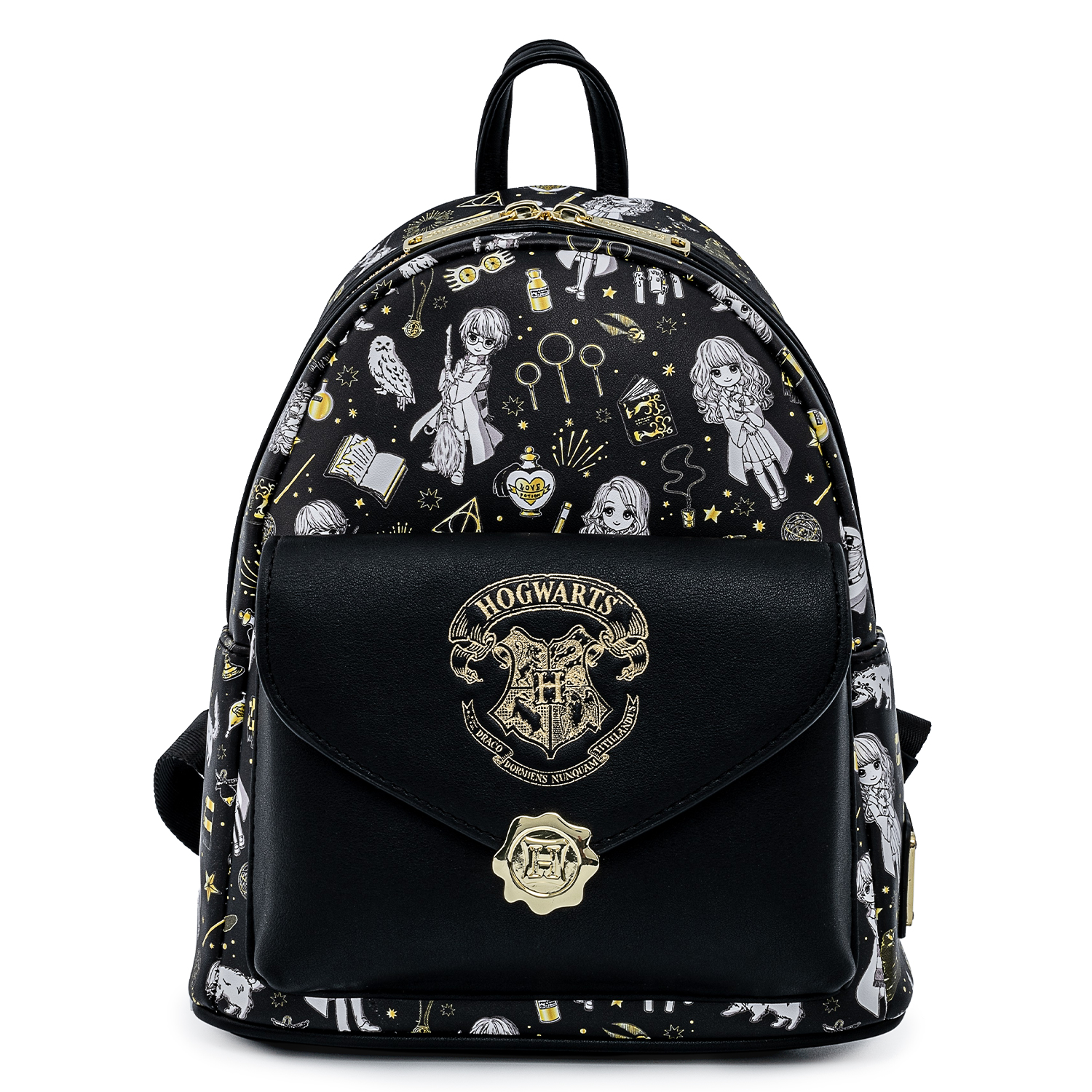 Universal Loungefly Mini Backpack - Harry Potter Magical Elements AOP