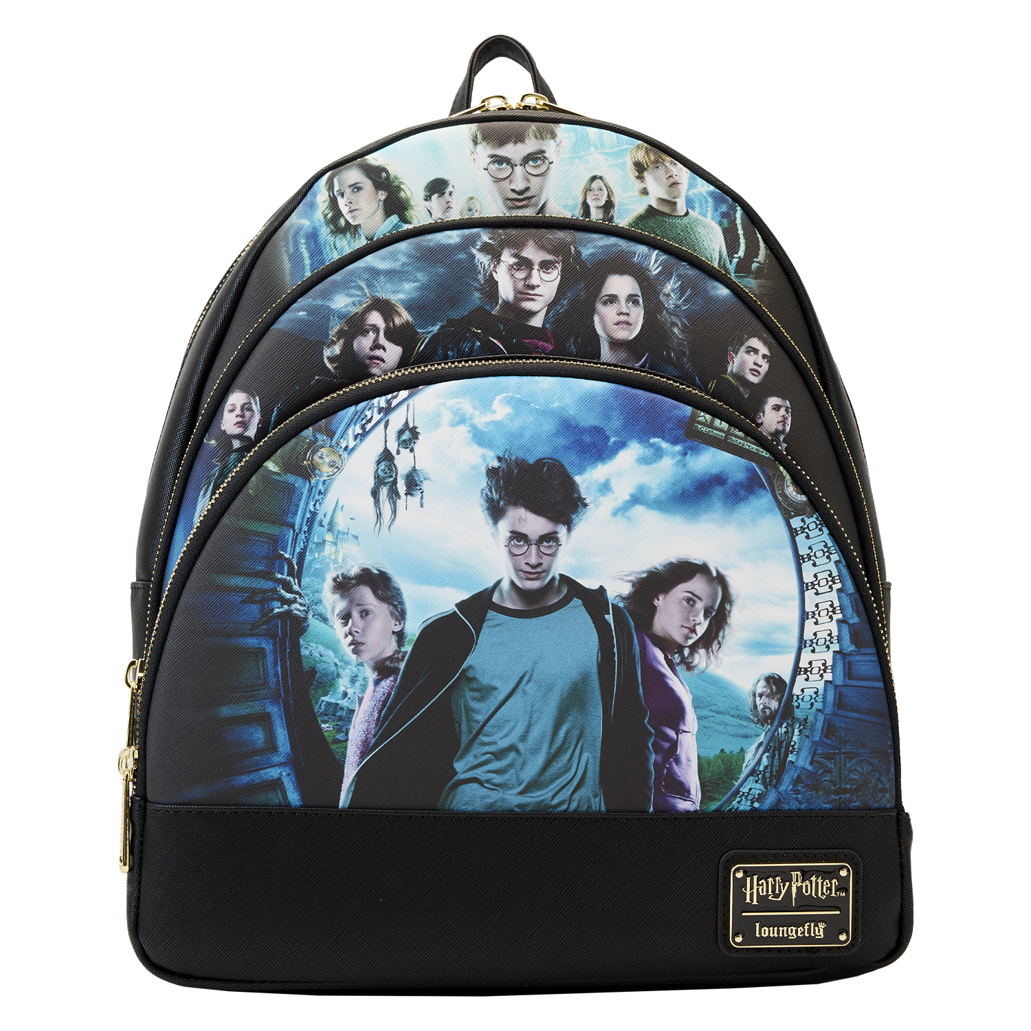 Universal Loungefly Mini Backpack - Harry Potter Trilogy #2 Triple Pocket