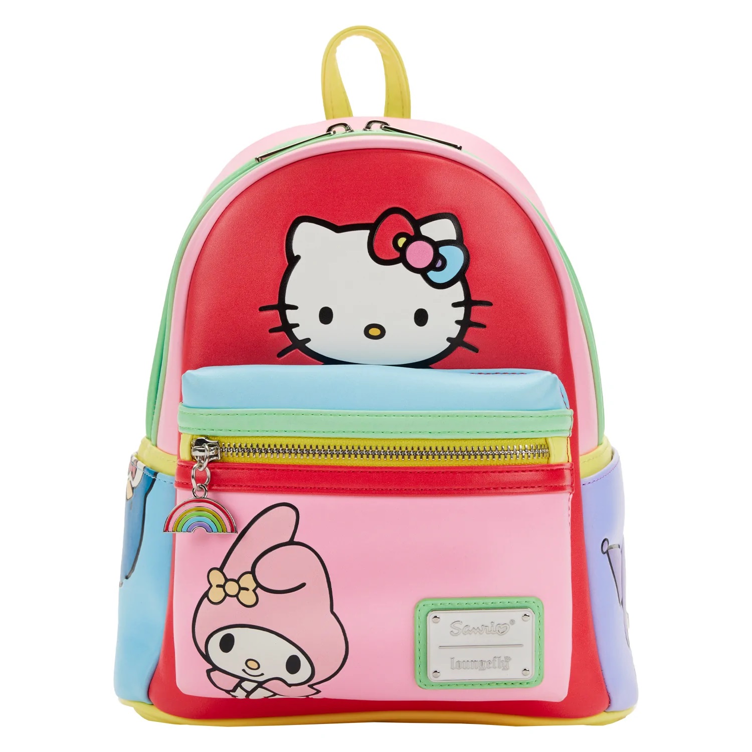Universal Loungefly Mini Backpack - Sanrio Hello Kitty and Friends Color Block