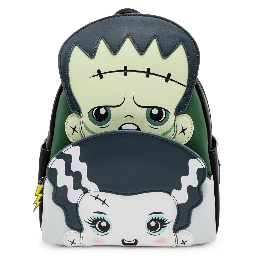 Universal Loungefly Mini Backpack - Universal Monsters Frankie and Bride Cosplay